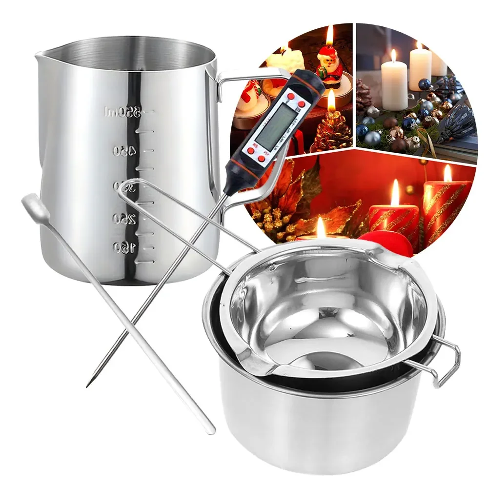 Candle Wax Scale - 5 個 400 ミリリットル/800 ミリリットルワックスるつぼキャンドル作成セット 600