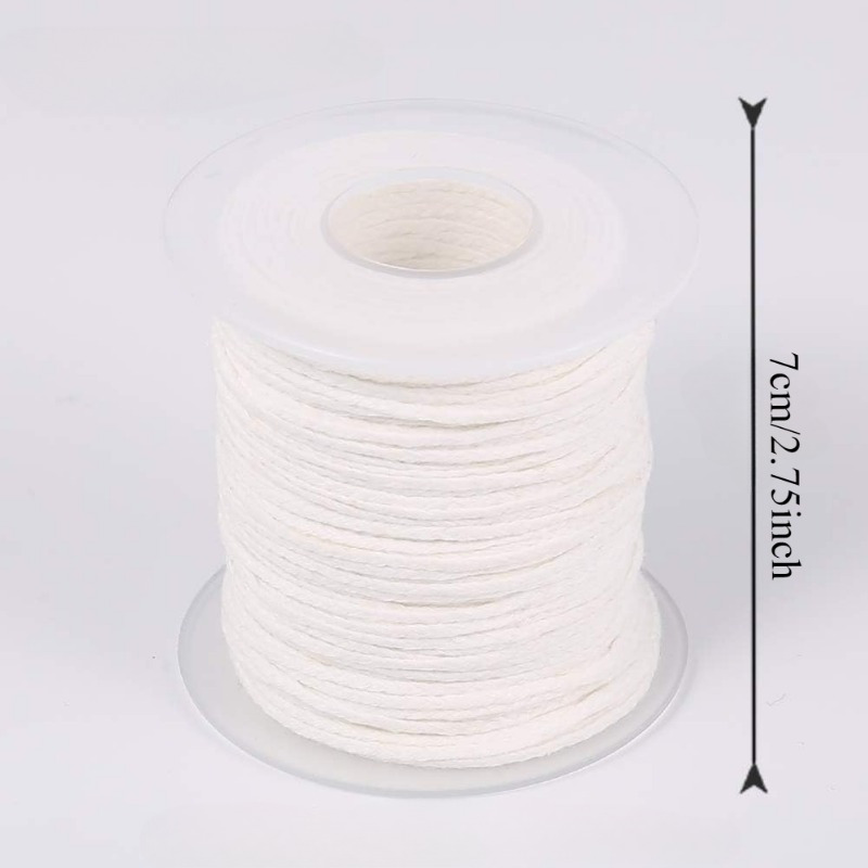 1PC 61 メートル/ロール白キャンドル芯綿キャンドル織芯 - Candle Wax Scale のレビューと価格
