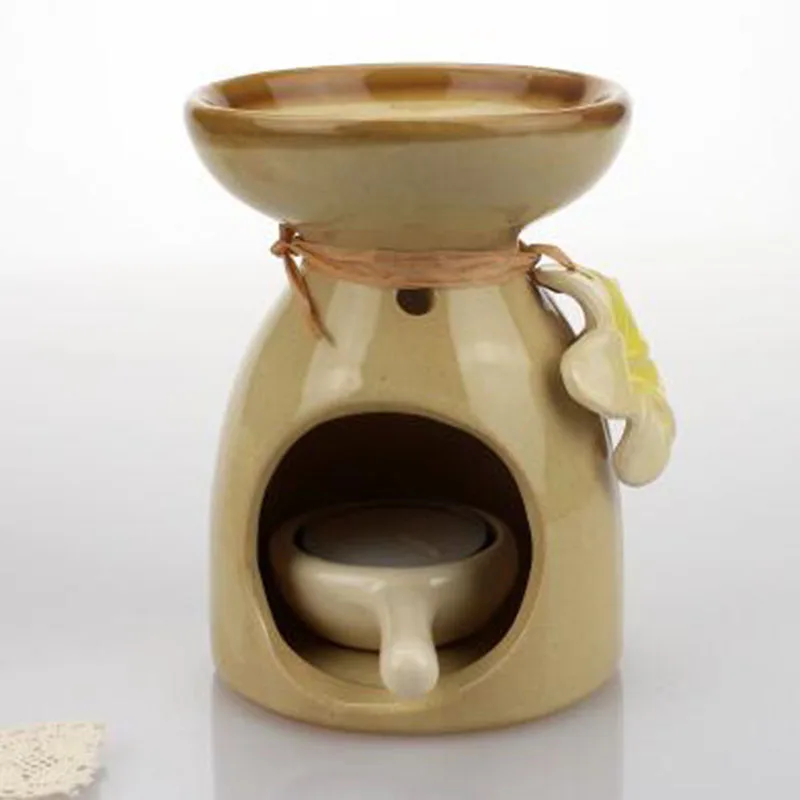 セラミックエッセンシャルオイルバーナー、花飾り付きアロマバー - Candle Supplies Essential Oils のレビューと価格