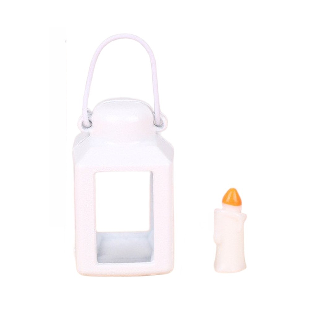 1:12スケールのヴィンテージ風ランタン、ドールハウス用、鉄 - Candle Wax Scale のレビューと価格